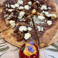 Their pizzas are incredible  at Dan d'Lion Eatery in Hungry Horse