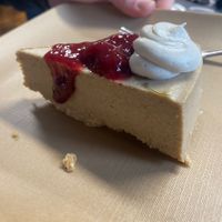 Hazelnut Cheesecake  #Veganuary at Dan d'Lion Eatery in Hungry Horse