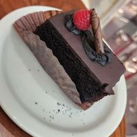 Vegan Chocolate cake at Urth Caffe in Las Vegas