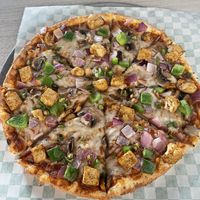 Plant based chicken tikka twist pizza (small)   at Pizza Twist in Irving