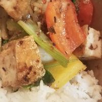 Vegan Lemongrass Tofu at BG Pho in Battle Ground