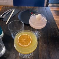 Passion fruit daiquiri & Lychee martini    at Betel Boy in Daylesford