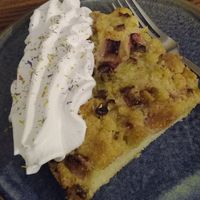 Rhabarber Kuchen, sehr zu empfehlen! at Pfannenzauber in Aachen