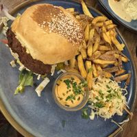 PZ Royale TS with Fries  #Veganuary at Pfannenzauber in Aachen