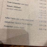 Great liquors as dessertt  at Pfannenzauber in Aachen