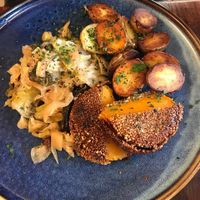 Kürbis Steak mit Kartoffeln  at Pfannenzauber in Aachen
