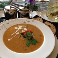 lentil and capsicorn soup @ Pfannenzauber - Aachen at Pfannenzauber in Aachen