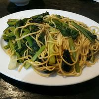 Sauteed noodles with mushrooms at Saigon Vegan - Vo Van Tan in Ho Chi Minh City
