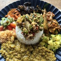 Sri Lankan amazing curry !!!   at and Amrita in Kaisogun
