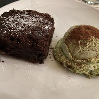 Brownie vegano at Cantina Lab in Barcelona