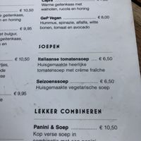 Menu  at Gelati E Panini in Lochem