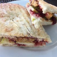 Apple cranberry tempeh sandwich  at Cafe Eleven in St Augustine