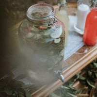 Fresh lemonade made by John  at Hampshire Vegan Catering in Romsey