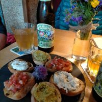 Vegan starter at Boutique Hotel The River House in Andermatt