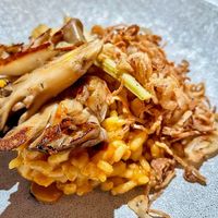 Arroz
Creamy rice-maitake mushrooms-artichokes-fava beans at MITA in Washington