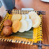 arepas (plantain, smoked potato, yuca, corn, wheat) at MITA in Washington