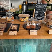Various cakes 🍰 and biscuits 🍪  at La Pépinière des Batignolles in Paris