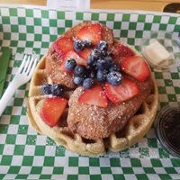Chick'n & waffles at Plantology - Cloud Kitchen - Maybe closed in San Antonio