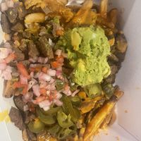 Asada fries? Forgot the menu name   at Plantology - Cloud Kitchen - Maybe closed in San Antonio