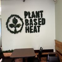 Inside seating area  at Plant Based Heat in Memphis