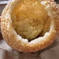 Sesame bun filling   at Quang Restaurant in Minneapolis