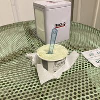 cup of melon sorbett  at Punto Freddo Gelateria in Salerno