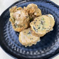  Covered in the peanut sauce!  at Seadog Sushi Bar in Chicago