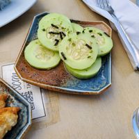 cucumber salad at Seadog Sushi Bar in Chicago