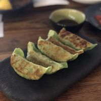 Veg gyoza at The Dojo Ramen Bar in Northcote