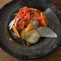 Pickled veggies (20/10)  at The Dojo Ramen Bar in Northcote