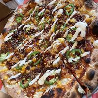 BBQ pizza made vegan 😍  at The Parlor in Stratford