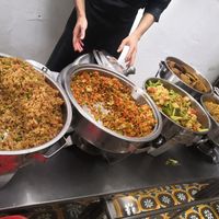 Buffet at Govinda's in Pereira