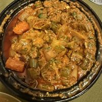 Okra curry   at Great Indian Kitchen in Albany