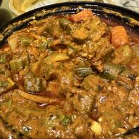 Okra closeup   at Great Indian Kitchen in Albany