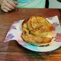 Garlic gread (vegetarian not vegan) at Zaks - Mousehold in Norwich