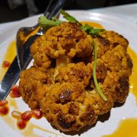 Flamed cauliflower, nice. at Zaab in Braddon