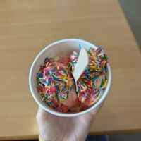 Ice cream at Beach Terrace Tea Room in Great Yarmouth
