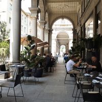 Front of restaurant seating at Kohakinho in Lugano