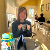 Coffee in THE mug at Friendly City Inn in Harrisonburg