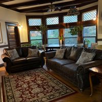 Living room (shared space)  at Friendly City Inn in Harrisonburg