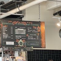 Coffee menu at Fuego Coffee Roasters in Rochester