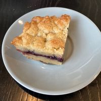 Vegan cake at Fuego Coffee Roasters in Rochester