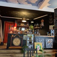 Counter at BABA Handmade Cafe in Leipzig