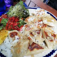Pierogi 2md round at BABA Handmade Cafe in Leipzig