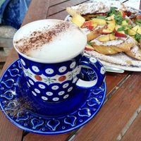 Coffee & French toast at BABA Handmade Cafe in Leipzig