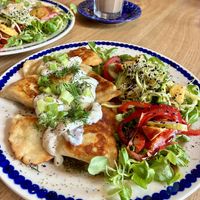 Diese Piroggen sind ein Traum! 🥰  at BABA Handmade Cafe in Leipzig
