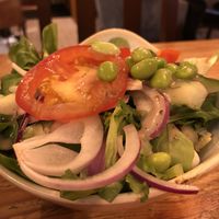 Dressed side salad  at Cromwell's in Wetherby