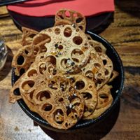 Lotus root chips at Spring Street Social in Bondi Junction