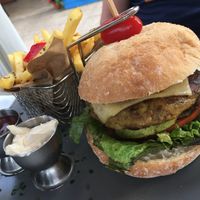 Vegan Burger  at Organic in Mallorca