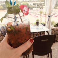 Strawberry Mojito non alcoholic  at Organic in Mallorca